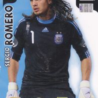 Panini Trading Card Fussball WM 2010 Sergio Romero Nr.1 aus Argentinien