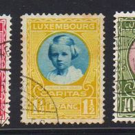 Luxemburg gestempelt Michel 208-212