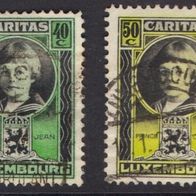 Luxemburg gestempelt Michel 177-180