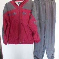 Freizeitanzug, rot-grau, Gr. L (T#)