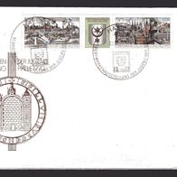 DDR 1990 Messebeleg Briefmarkenausstellung der Jugend W Zd 828 Stempel 02.07. -2-