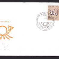 DDR 1990 500 Jahre Internationale Postverbindungen MiNr. 3299 FDC gestempelt -2-