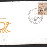DDR 1990 500 Jahre Internationale Postverbindungen MiNr. 3299 FDC gestempelt -3-