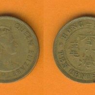 Hong Kong 10 Cents 1964