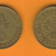 Hong Kong 10 Cents 1956