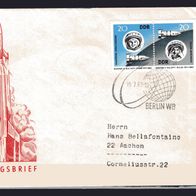 DDR 1963 Gruppenflug der Raumschiffe Wostok 5 und 6 W Zd 90 FDC gelaufen