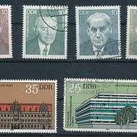 3427 - DDR Briefmarken Michel Nr.2674,2675,2686,2687,2689,2690 gest 1982