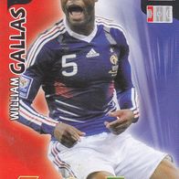 Panini Trading Card Fussball WM 2010 William Gallas Nr.151 aus Frankreich