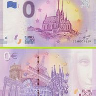 0 Euro Schein Brno CZAB 2019-1 selten Nr 9694