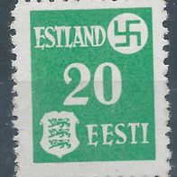 Estland MiNr. 2 x ungebraucht (3703 b T)