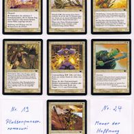 Magic-Serie "Legionen" Deutsch, 53 Common-Karten, siehe Text + Bilder