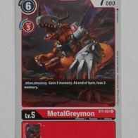 Digimon, MetalGreymon BT1-021, Englisch (T-)
