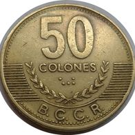 Costa Rica 50 Colones 1997 ## K1