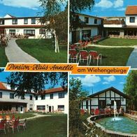 32361 Preußisch Oldendorf Pension Haus Annelie 4 Ansichten Werbe AK
