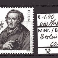 Berlin 1979 250. Geburtstag von Moses Mendelssohn MiNr. 601 postfrisch