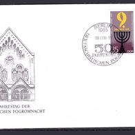DDR 1988 50. Jahrestag der Novemberpogrome MiNr. 3208 FDC gestempelt -4-