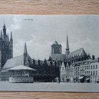 Ak. - Ypres - Les Halles - gel. 13.04.1916