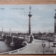 Ak. - Liege - Le Pont de Fragnee - gel. 30.07.1913