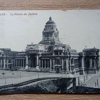 Ak. - Bruxelles - Le Palais de Justice - gel. 26.08.1910