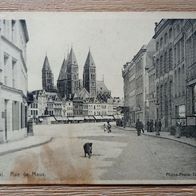 Ak. Tournai - Rue de Maux - Feldpost gel. 16.05.1917