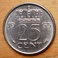 25 Cents 1963 Niederlande