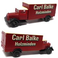 MB L2500 ´38, Koffer, Carl Balke Holzminden, dunkelrot, Ep2, Wiking
