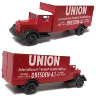 MB L2500 ´38, Koffer, Union Dresden, rot, Ep2, Wiking