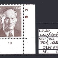 DDR 1985 Persönlichkeiten der deutschen Arbeiterbewegung (XIII) MiNr. 2921 postfr. ER