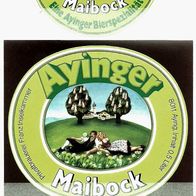 Bieretikett "Maibock" Brauerei Franz Inselkammer Aying Lkr. München Bayern