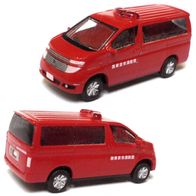 Nissan Elgrand E51 ´02, Van, rot, Feuerwehr, Ep5, Tomytec