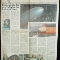 Zeitungsartikel über " Grafen der Lüfte " Zeppeline