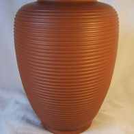 AKRU / Alfred Krupp Klinkier-Keramik Vase, Modell-Nr. 117-25, Handarbeit, 60er * **