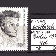 Berlin 1972 150. Todestag von Ernst Theodor Wilhelm Hoffmann MiNr. 426 postfrisch