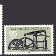 DDR 1985 Technische Denkmale (II): Dampfmaschinen MiNr. 2957 - 2958 postfrisch -1-