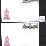 DDR 1984 Burgen (I) MiNr. 2910 - 2913 FDC gestempelt