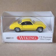 Wiking 1:87 VW Karmann Ghia Coupe schwefelgelb in OVP 0805 09 (2018)