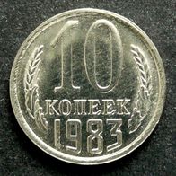 Russland, UdSSR, 10 Kopeke - 1983