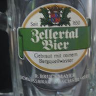 Glaskrug - Bierkrug - Zellertaler Bier - Schlossbräu Drachselried - 0,25 l - Bayern