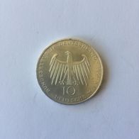 10 Deutsche Mark BRD Silber Gedenkmünze von 1991 Symbol der Deutschen Einheit