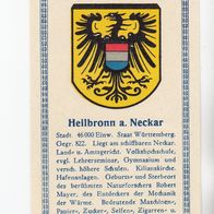 Abdulla Städtewappen Heilbronn a. Neckar 1928