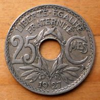 25 Centimes 1927 Frankreich