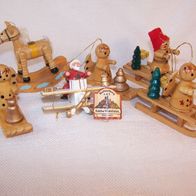 6 Erzgebirge / Käthe Wohlfahrt Christbaum-Figuren
