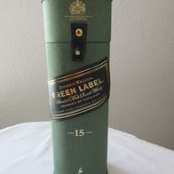 Johnnie Walker Green Label 15 years green linen-leather bag