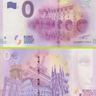 0 Euro Schein Chateau de Chenonceau UEAM 2017-1 selten Nr 15064