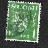 Finnland Freimarke " Staatswappen " Michelnr. 262 o