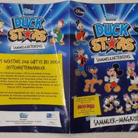 Topps Disney Sammelkarten Album, Spiel und über 75 Sammelkarten Duck Stars