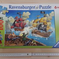 Ravensburger 100 Teile XXL Puzzle 6+ Piratenschlacht