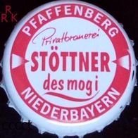 Stöttner des mog i Brauerei Bier Kronkorken rot weiss Kronenkorken in neu + unbenutzt