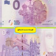 0 Euro Schein Casa Battlo Gaudi VEEE 2018-3 offiziell ausverkauft Nr 9538