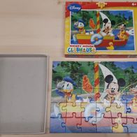 Mickey Maus Mouse Club Haus House Puzzle Disney 35 Teile Schmid Segelboot